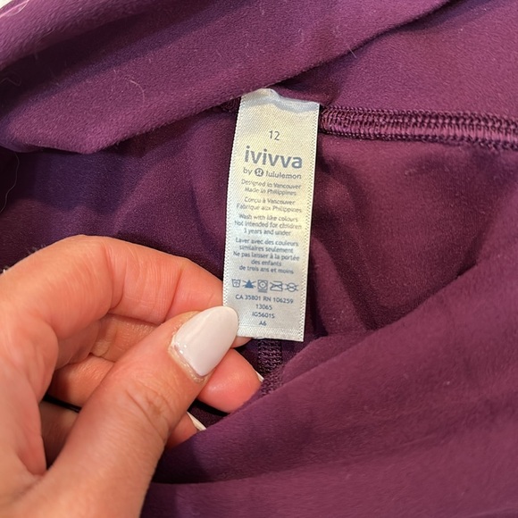 Ivviva Purple Leggings - Picture 3 of 3